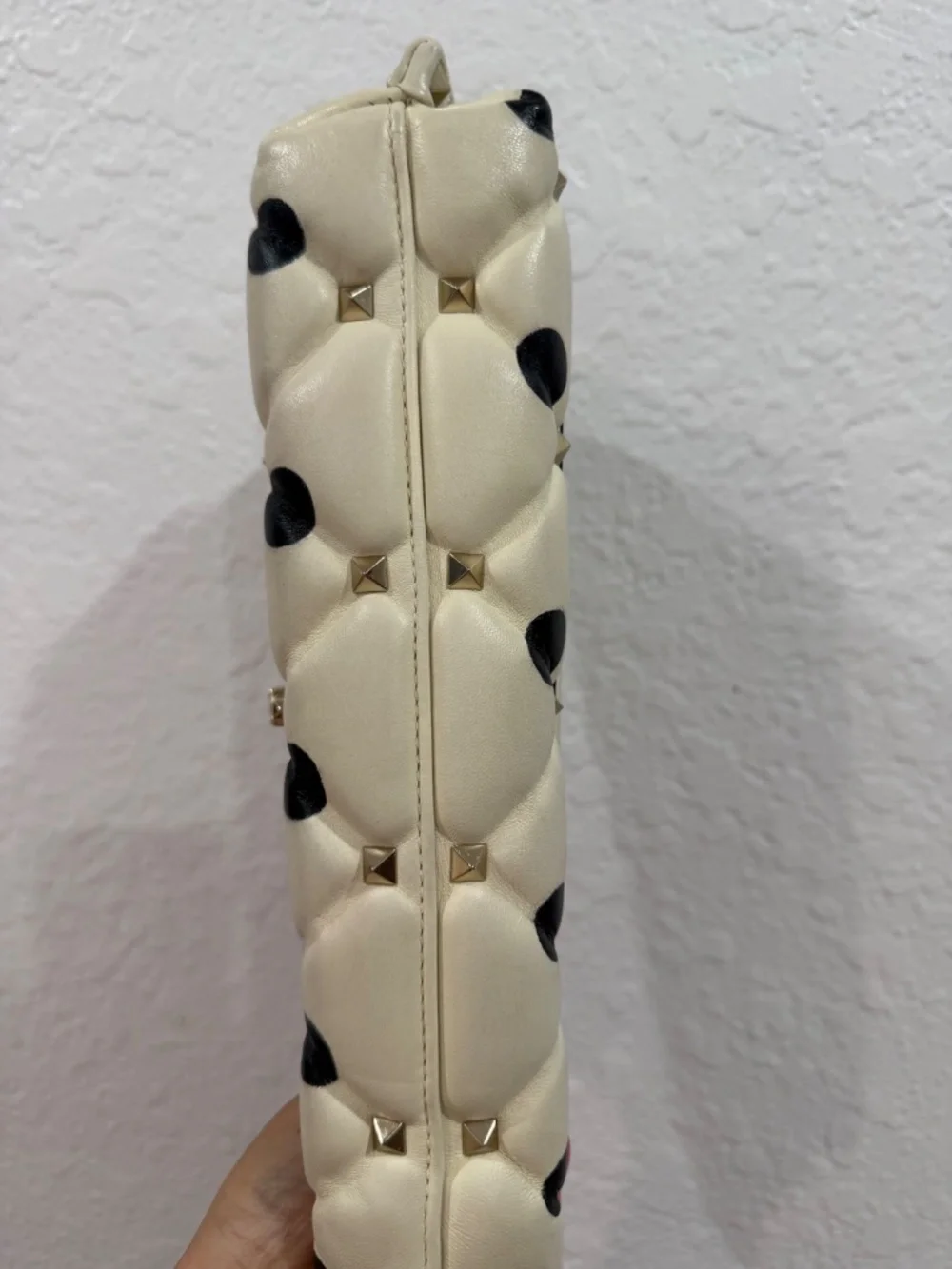 Valentino Quilted Polka Dot Shoulder Bag